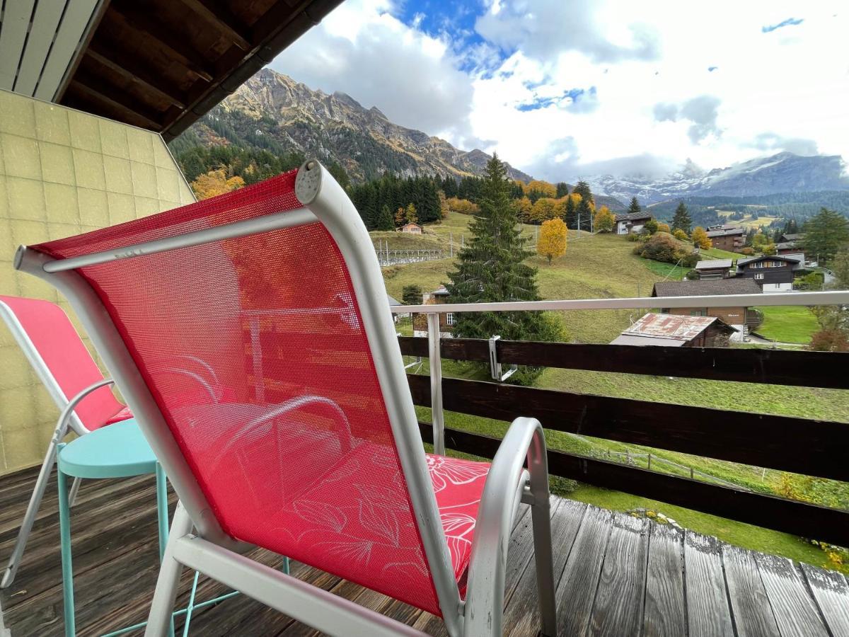 Apartment With Great View At Residence Brunner Wengen Bagian luar foto