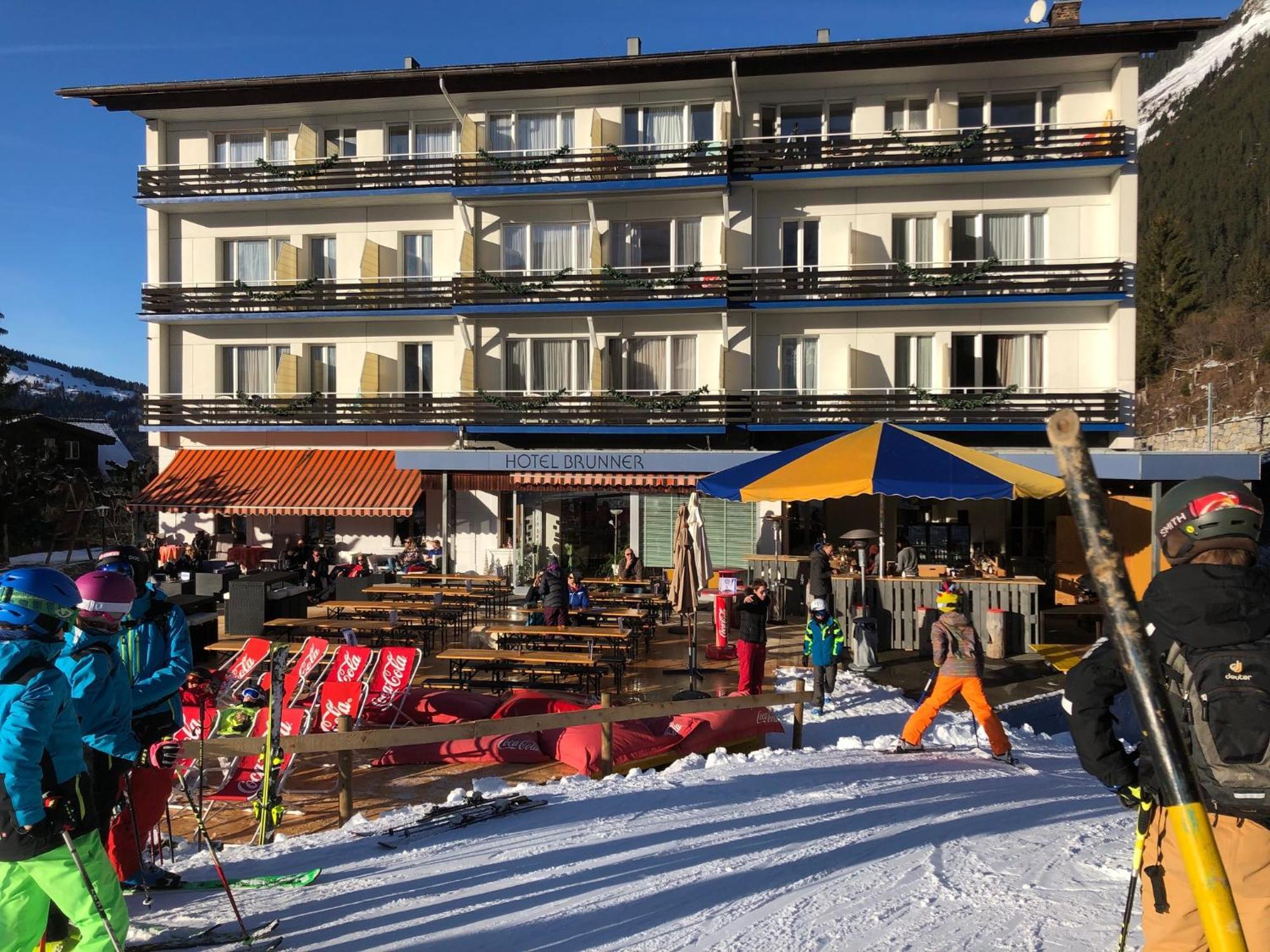 Apartment With Great View At Residence Brunner Wengen Bagian luar foto