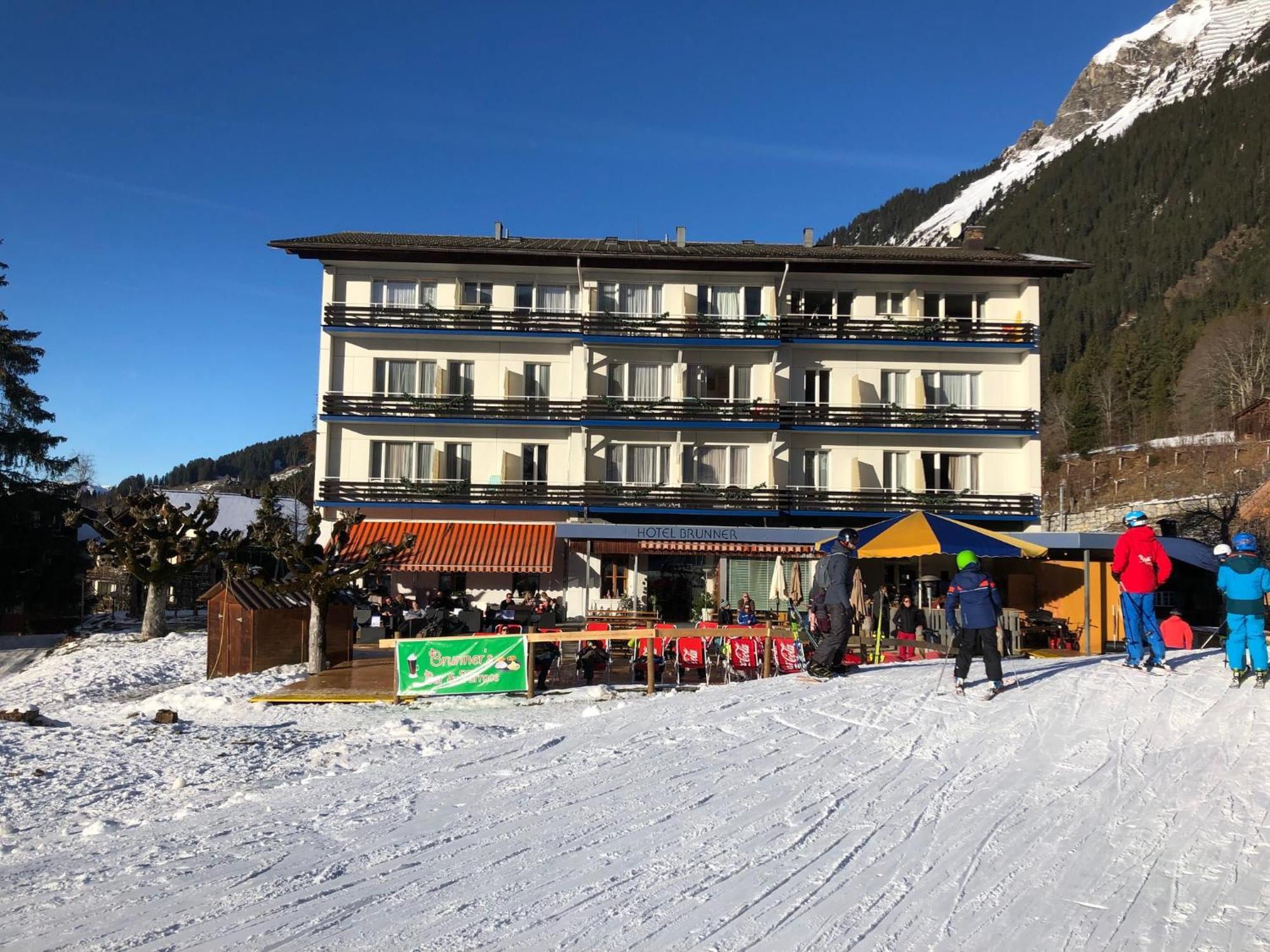 Apartment With Great View At Residence Brunner Wengen Bagian luar foto