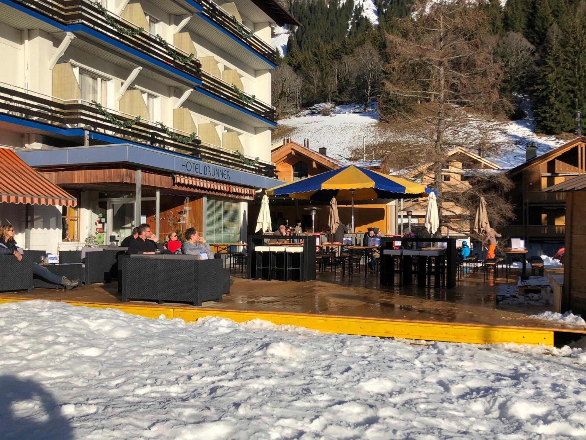 Apartment With Great View At Residence Brunner Wengen Bagian luar foto
